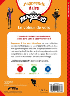 Miraculous Première lecture CP niveau 1 - Le voleur de voix