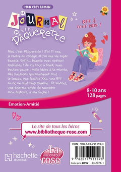 Mon cosy roman : Le journal de Pâquerette, Tome 01 - BFF à tout prix !
