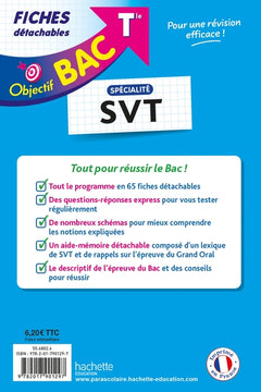 Objectif Bac Fiches - Spécialité SVT Terminale