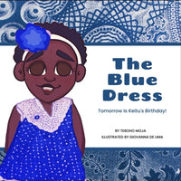 The blue dress
