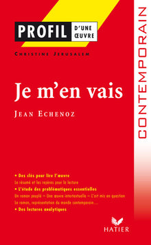 profil - echenoz : je m'en vais