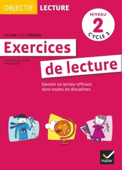 Objectif Lecture - Exercices de lecture, fichier avec corrigés