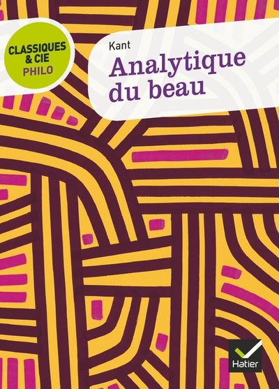 Classiques & Cie Philo - Analytique du beau