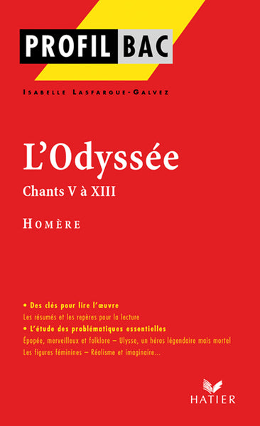Profil - Homère : L'Odyssée,Chants V à XIII
