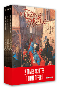 Le Trône d'argile - pack T04 édition HC + T05 +T06