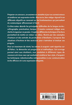 Bien écrire - Bien rédiger en 40 fiches