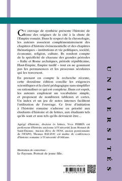 De la cité à l'Empire - Histoire de Rome - 2e édition