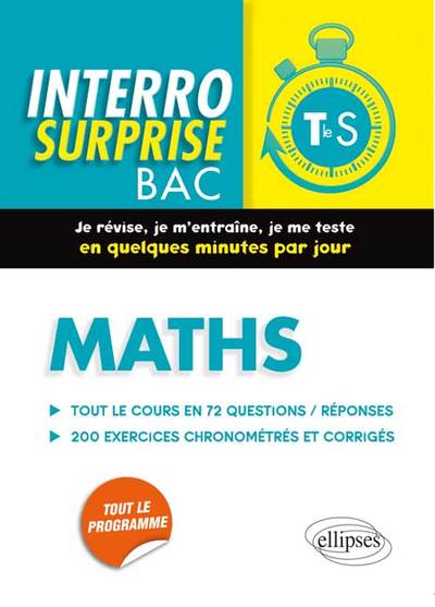 Interro surprise bac maths terminale S