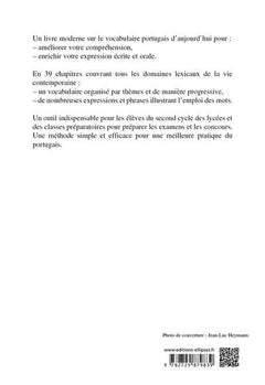 Du mot à la phrase : Vocabulaire portugais contemporain