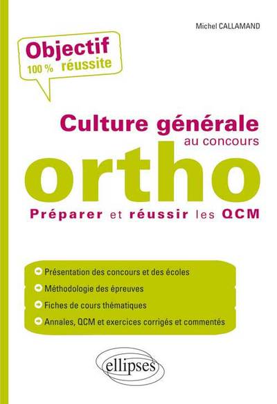 Culture générale au concours ortho
