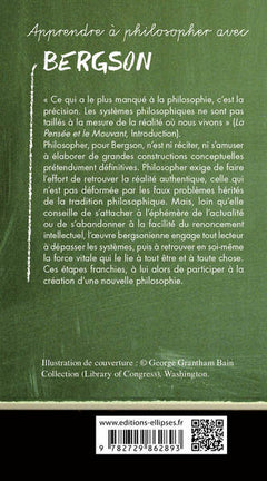 Apprendre à philosopher avec Bergson