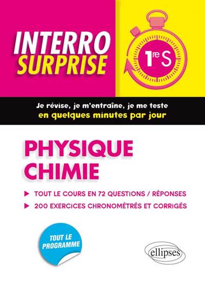 Interro surprise physique chimie 1re S