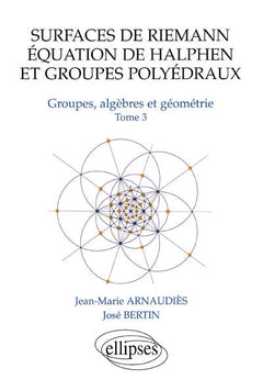 Surfaces de Riemann - Equation de Halphen et groupes polyédraux, tome 3 : Groupes, algèbre et géométrie