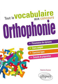 Tout le vocabulaire aux concours d'orthophonie