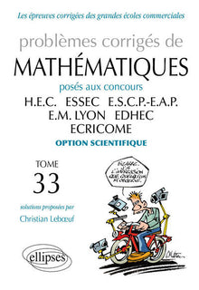 Mathématiques HEC 2012-2013 - Tome 33