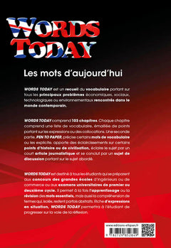 Words Today les Mots d'Aujourd'Hui