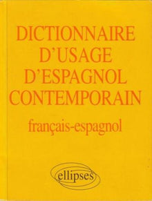 Dictionnaire d'usage d'espagnol contemporain