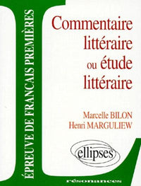 Epreuves anticipées de français, 2e sujet, commentaire littéraire ou étude littéraire