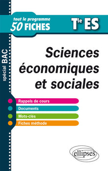 Sciences économiques & sociales Terminale ES