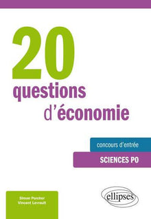 20 questions d'économie concours d'entrée Sciences Po