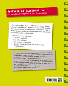 Synthèse et dissertation aux concours d'entrée des écoles de commerce