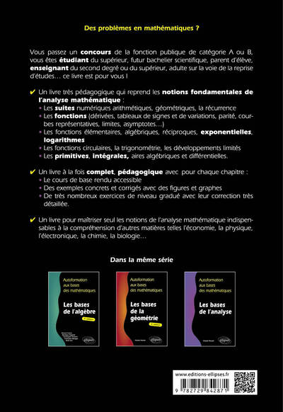 Les bases de l'analyse