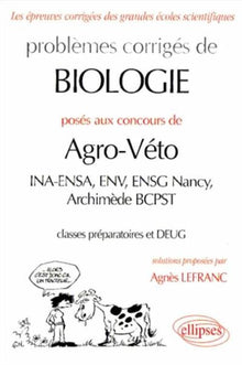 Biologie Agro-Véto (INA-ENSA, INV, ENSG Nancy, Archimède BCPST) - 1997-1999