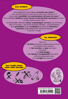 Je parle russe ! Grammaire pour un niveau intermédiaire, 40 fiches avec exercices variés et ludiques - Niveau 2