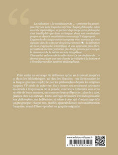 Le vocabulaire grec de la philosophie - 2e édition