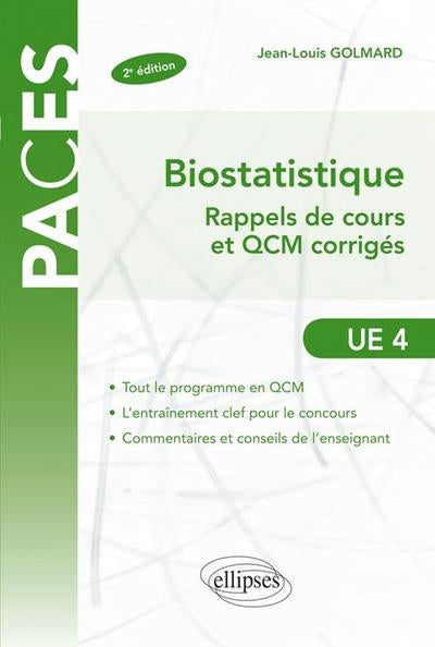 Biostatistique Rappels de cours & exercices corrigés UE4