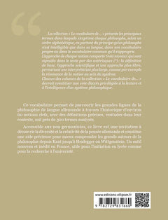 Vocabulaire allemand de la philosophie