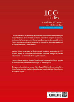 100 colles de culture générale et de philosophie. Méthode et corrigés commentés. Prépas commerciales et littéraires