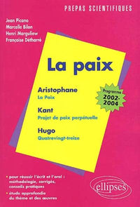 La paix : Programme 2002-2004