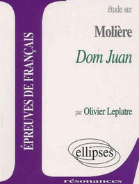 Étude sur Molière Dom Juan