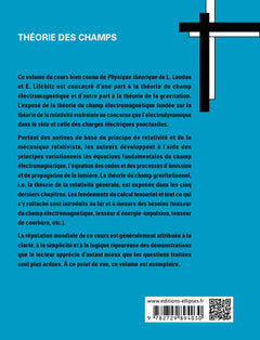 Cours de Physique théorique - Théorie des champs