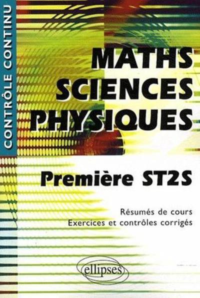 Maths Sciences physiques 1e ST2S