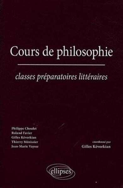 Cours de philosophie - Classes préparatoires littéraires
