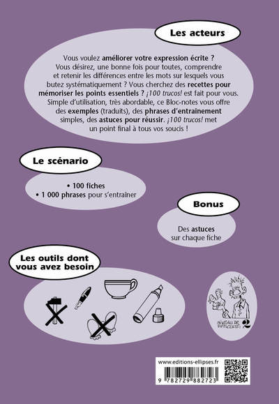 100 trucos ! pour enfin maîtriser les 100 pièges classiques de l'espagnol niveau 2