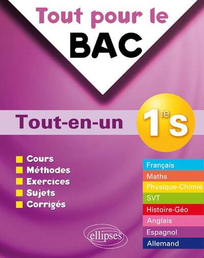 Tout pour le Bac • toutes matières • Première S