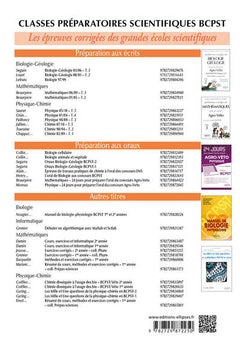 Chimie. Problèmes corrigés posés au concours B Agro-Véto (ENSA et ENV) de 2007-2011