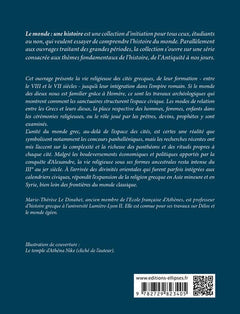La religion des cités grecques - VIIIe - Ier siècle av. J.-C.