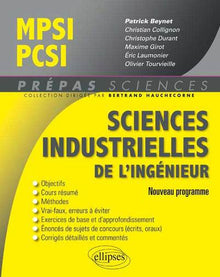 Sciences industrielles de l'ingénieur MPSI PCSI