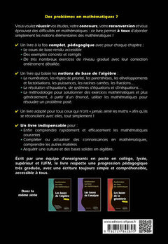 Les bases de l'algèbre