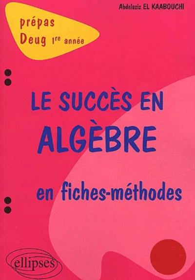 Le succès en algèbre en fiches-méthodes