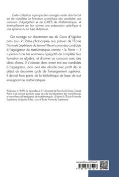 Cours d'algèbre (Agrégation)