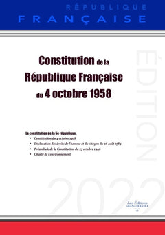 Constitution de la république française du 4 octobre 1958