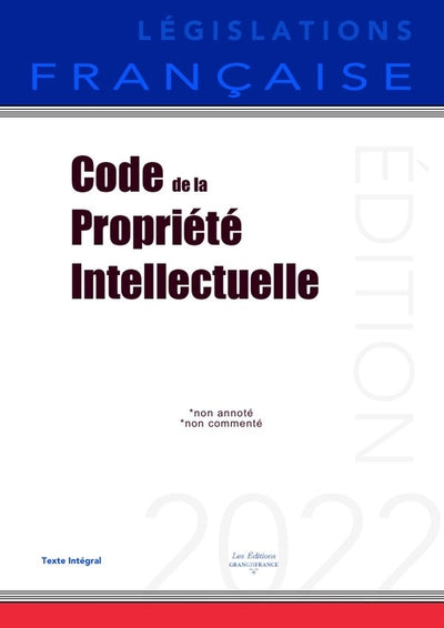 Code de la propriété intellectuelle