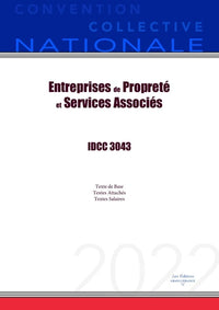 Convention Collective Nationale Entreprises de Propreté et Services Associés IDCC 3043