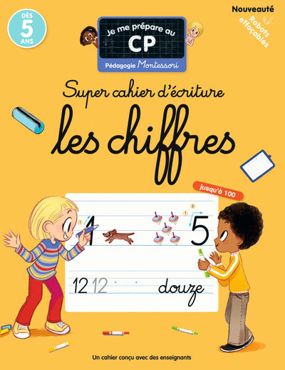 Je me prépare au CP - Super cahier d'écriture : les chiffres