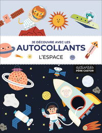 Je découvre avec les autocollants - L'espace